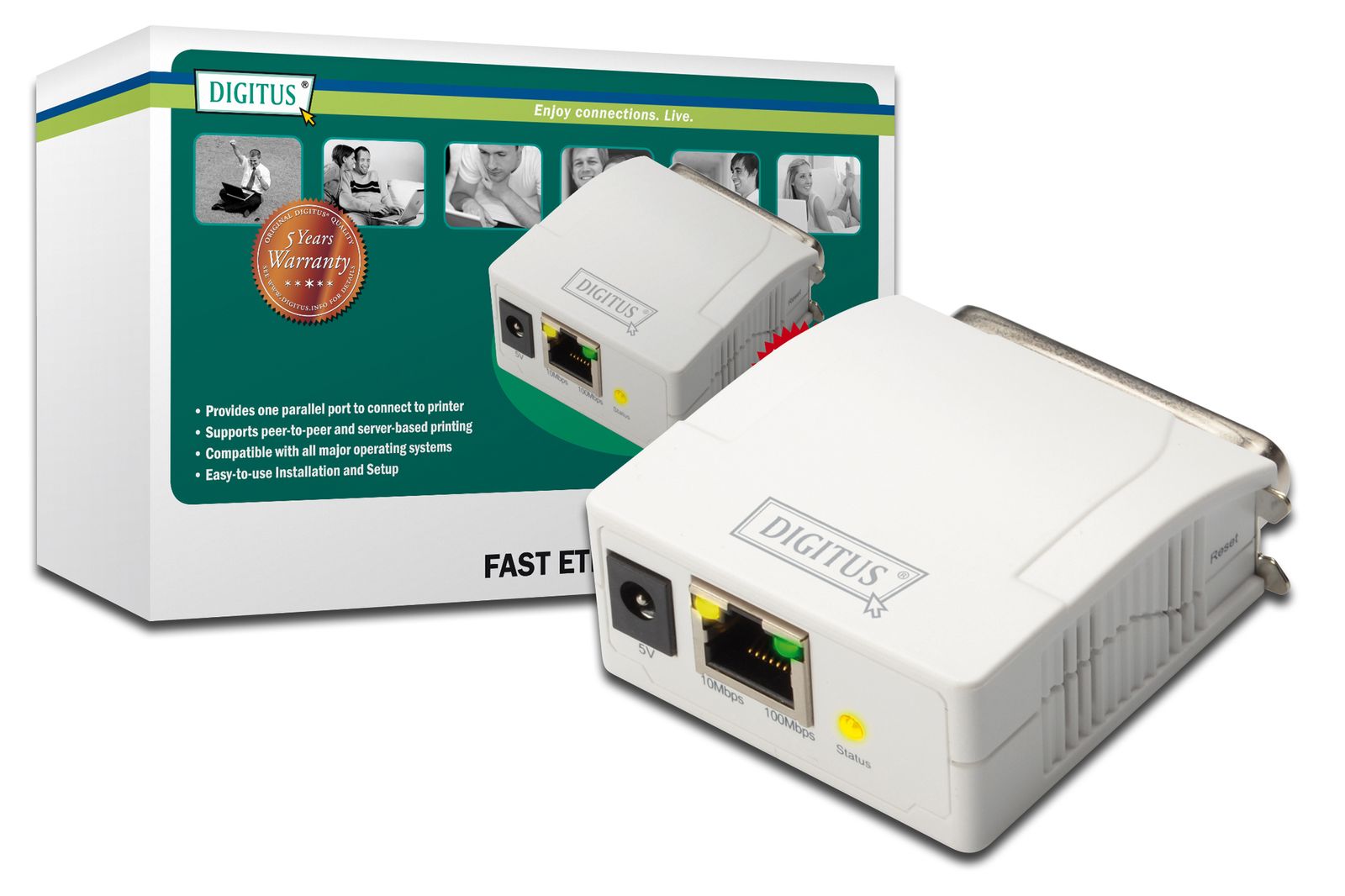 DIGITUS Print server LPT RJ45