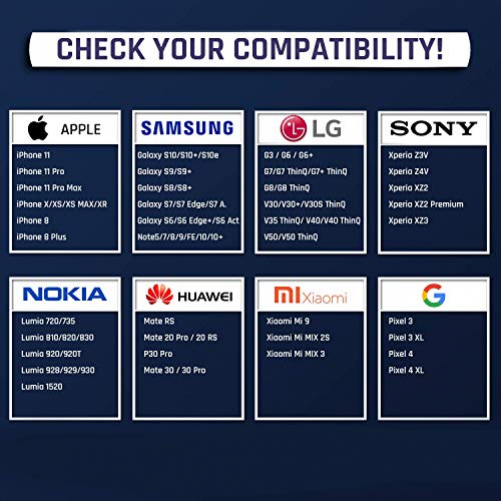Klim UFO kabellose Qi zertifizierte RGB Ladestation für iPhone Samsung Huawei ..