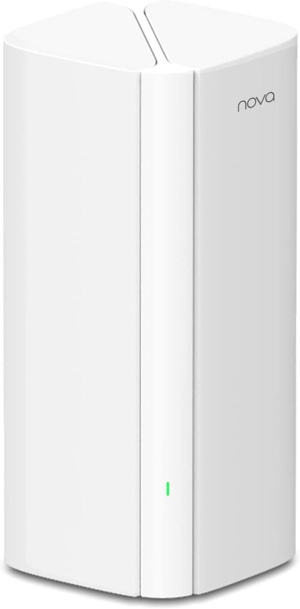 Tenda Nova MX12 Mesh WLAN WiFi 6 System - AX3000 Dual Band WLAN Mesh System - Reichweite bis zu 260m² & 160 Geräte - 3X Gigabit Port - Ersetzt WLAN Router & Repeater - Kompatibel mit Alexa - 1er-Pack 1er Pack MX12