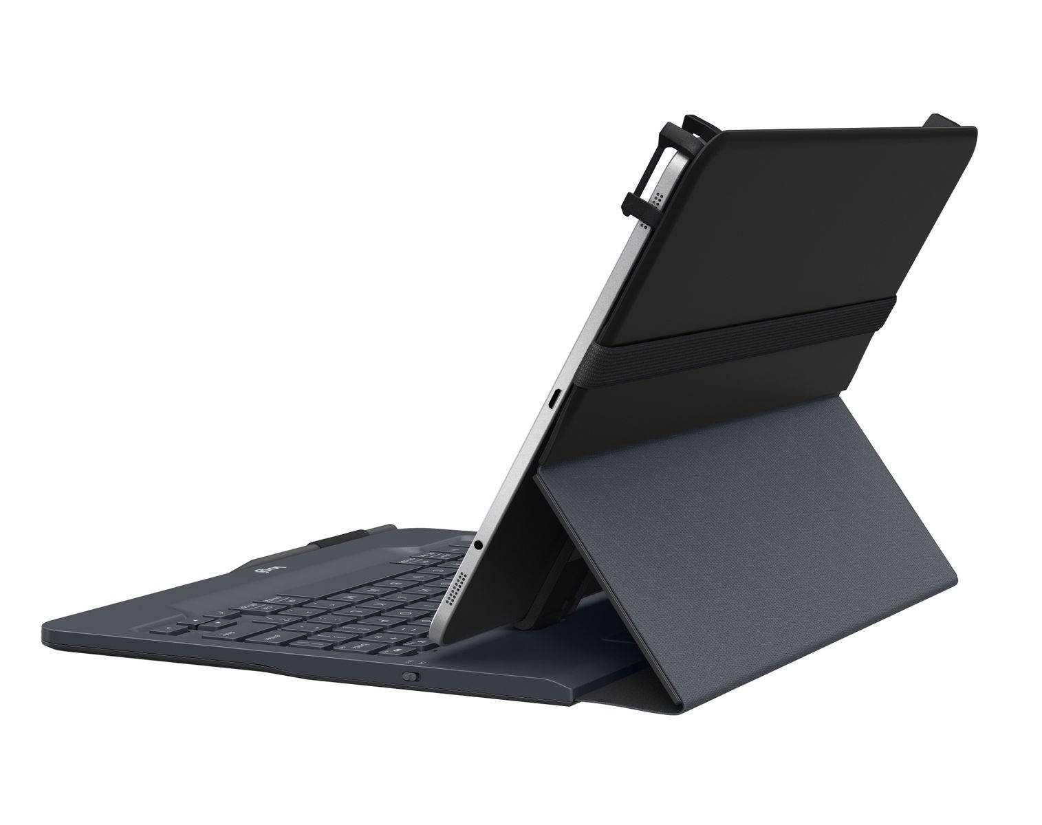 logitech Universal Folio Tastatur für Mobilgeräte Schwarz Bluetooth FR-Layout