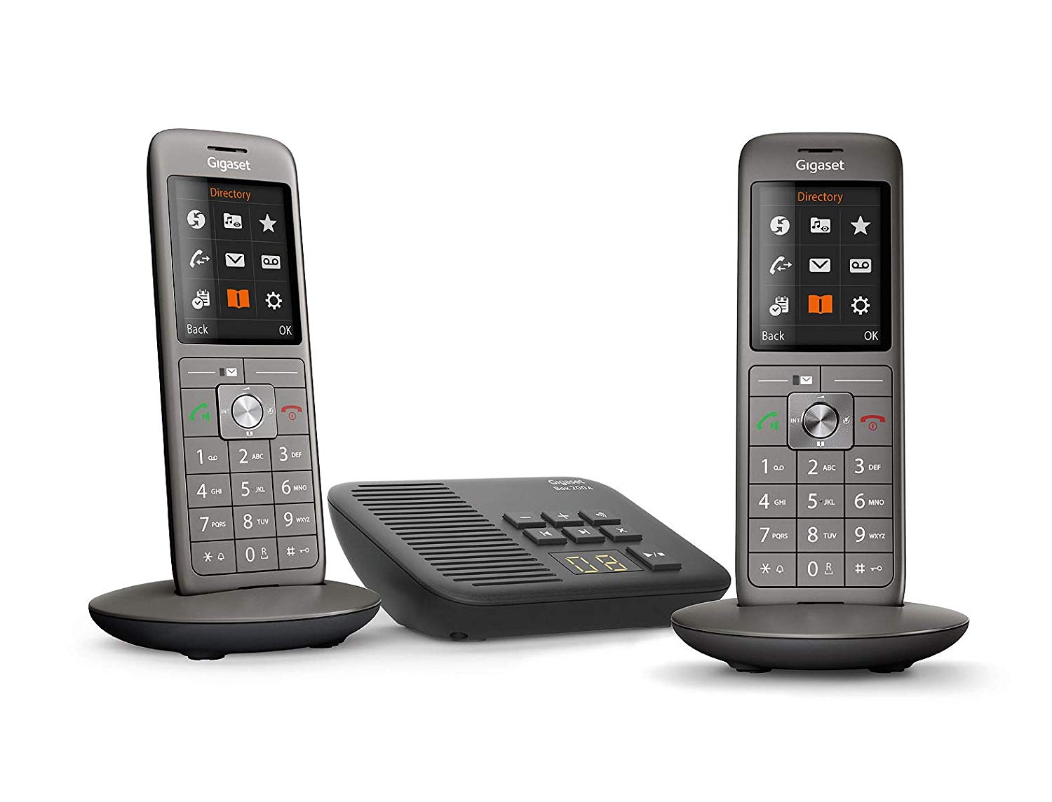 Gigaset CL660A Duo Analoges/DECT-Telefon Anrufer-Identifikation FR Gigaset CL660A Duo Analoges/DECT-Telefon Anrufer-Identifikation FR