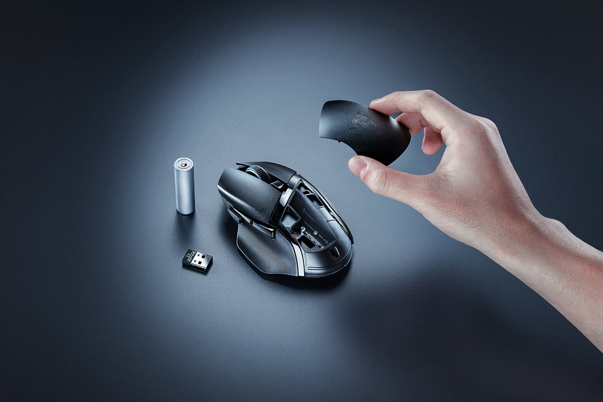 Razer Basilisk V3 X HyperSpeed Gaming Mouse Dual Wireless 18.000 DPI Ergonomic Chroma RGB Black
