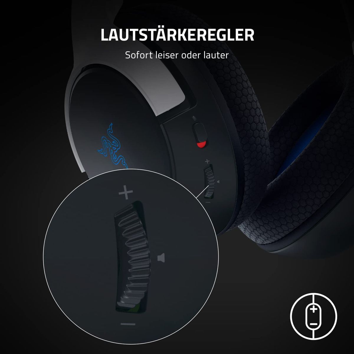 Razer Kaira X for PlayStation 2021 Gaming Headset Stereo 3.5mm Multi-Plattform White/Grey