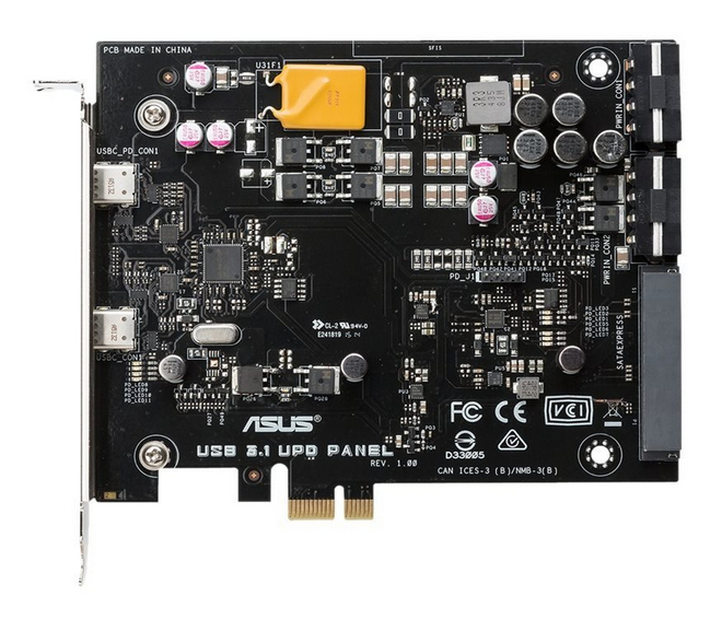 ASUS Interface Card/Adapter Built-in USB 3.2 Gen 1 (3.1 Gen 1)