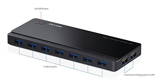 tp-link 7-Port USB 3.0 HUB with 2 Charging Ports Plug-Type F (EU)