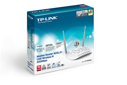 TP-Link TD-W8968 300Mbit/s Wireless N USB ADSL2+ Modem Router Annex A IT