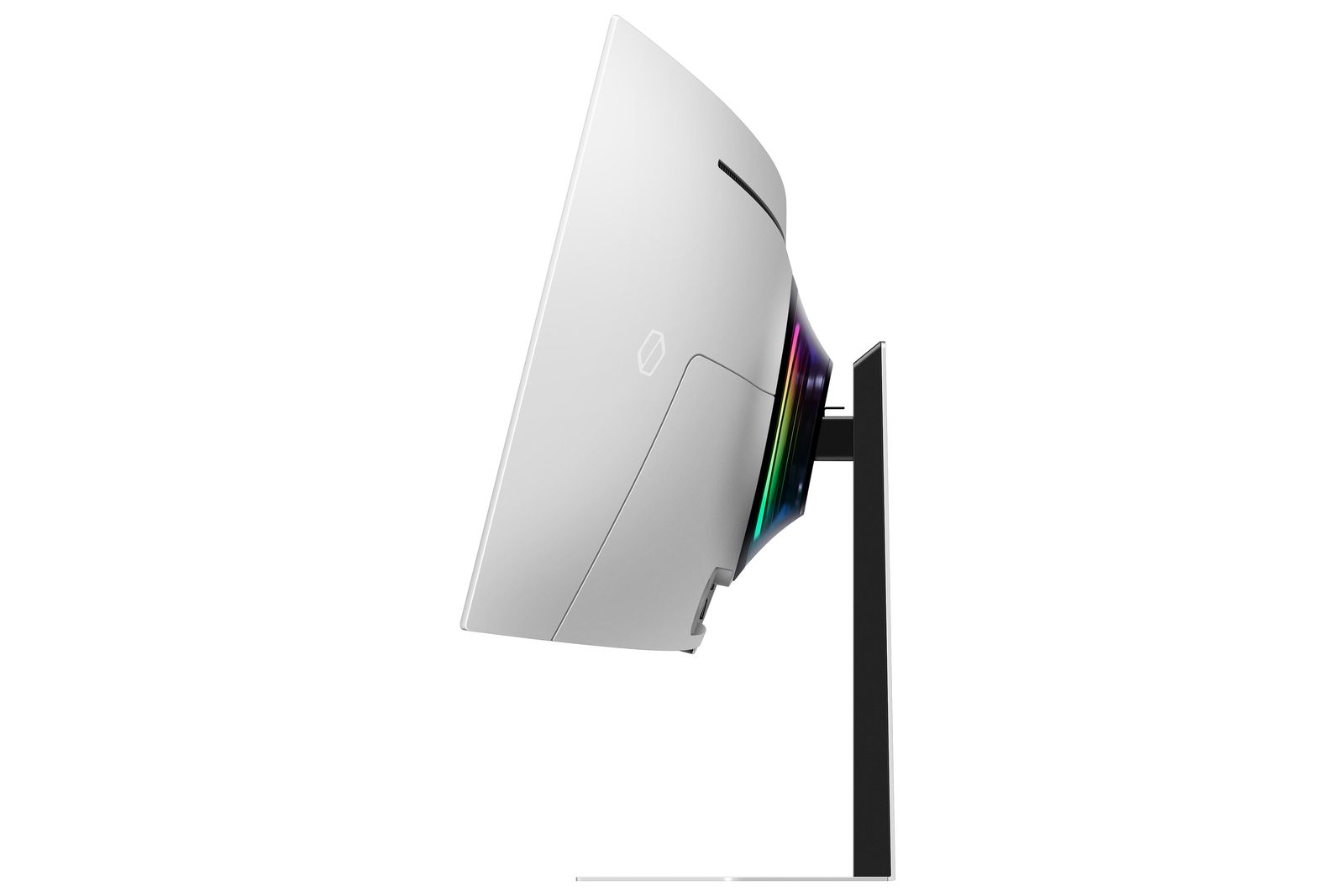 Samsung G95SC Computerbildschirm 124,5 cm (49") 5120 x 1440 Pixel Dual QHD OLED Silber