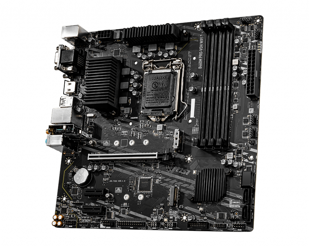 MSI B460M PRO-VDH WIFI Motherboard Intel B460 LGA 1200 micro ATX