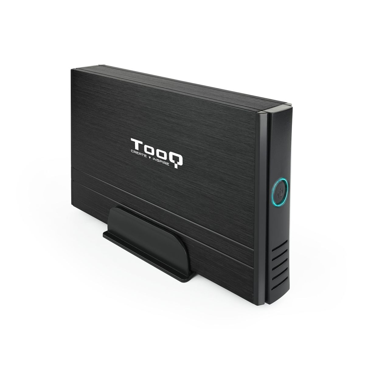 TooQ TQE-3520B Speicherlaufwerksgehäuse HDD-Gehäuse Schwarz 3.5"