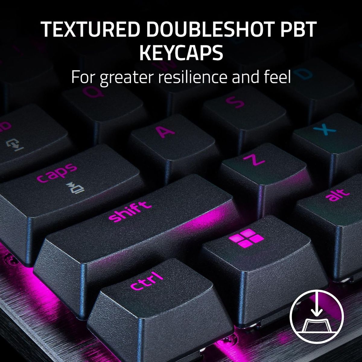Razer Huntsman V3 Pro TKL Gaming Keyboard Media Buttons Analog Optical Switches Chroma RGB UK Layout QWERTY