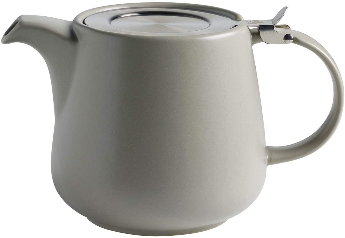 Maxwell & Williams AY0296 Tint porcelain teapot, light gray, 1200 ml