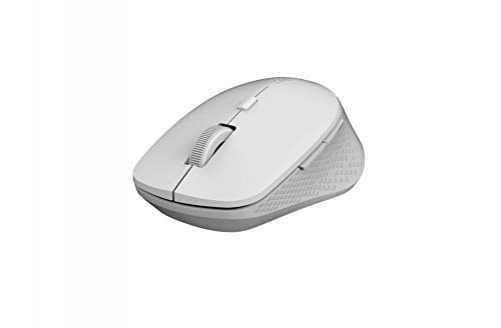 rapoo M300 Silent Optische 1.600 DPI 2.4GHz Wireless Ergonomische Maus hellgrau