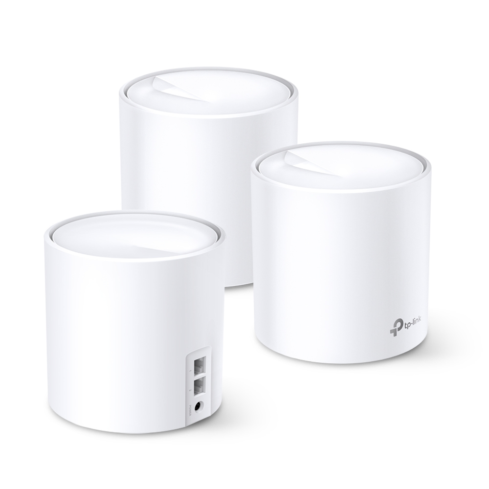 TP-Link Deco X60 AX3000 Wi-Fi 6 Mesh Dual Band WLAN Router & Repeater up to 650m² White 3er Pack v2.0