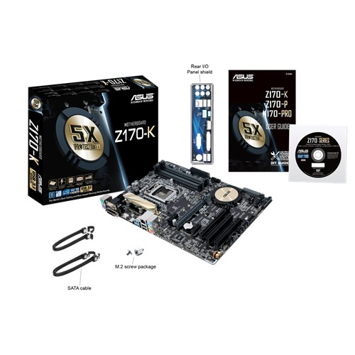 ASUS Z170-K Intel® Z170 LGA 1151 (Socket H4) ATX