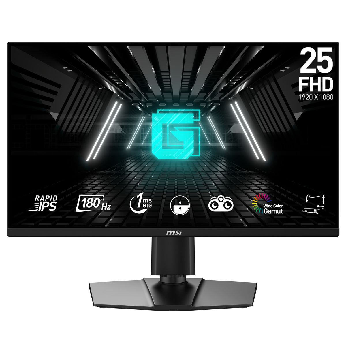 MSI G255PF E2 Computerbildschirm 62,2 cm (24.5") 1920 x 1080 Pixel Full HD LCD Schwarz