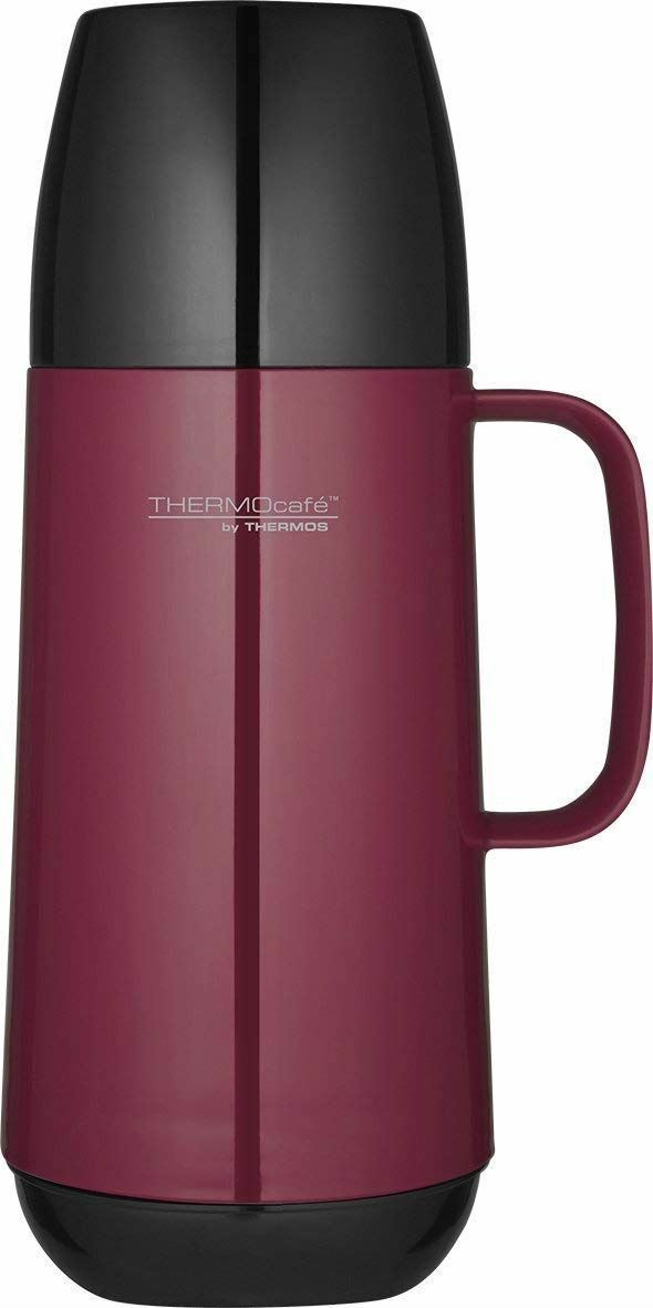 Thermos Vacuum Flask Challenger Insulated Bottle RED Travel Camping Drink Tea 0,75 L