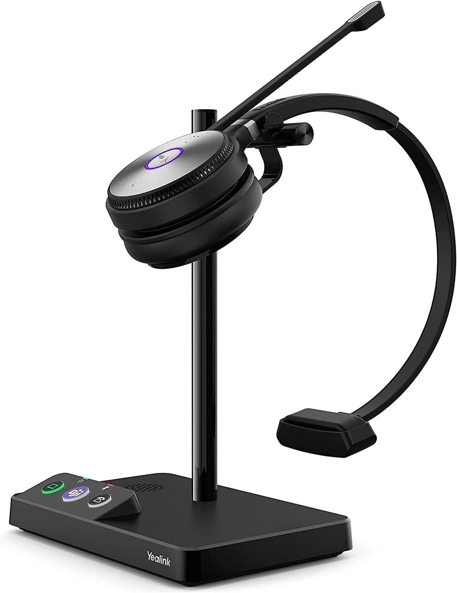 Yealink WH62 Mono DECT Wireless Headset Teams, schwarz WH62 Mono Teams Yealink WH62 Mono DECT Wireless Headset Teams, schwarz WH62 Mono Teams