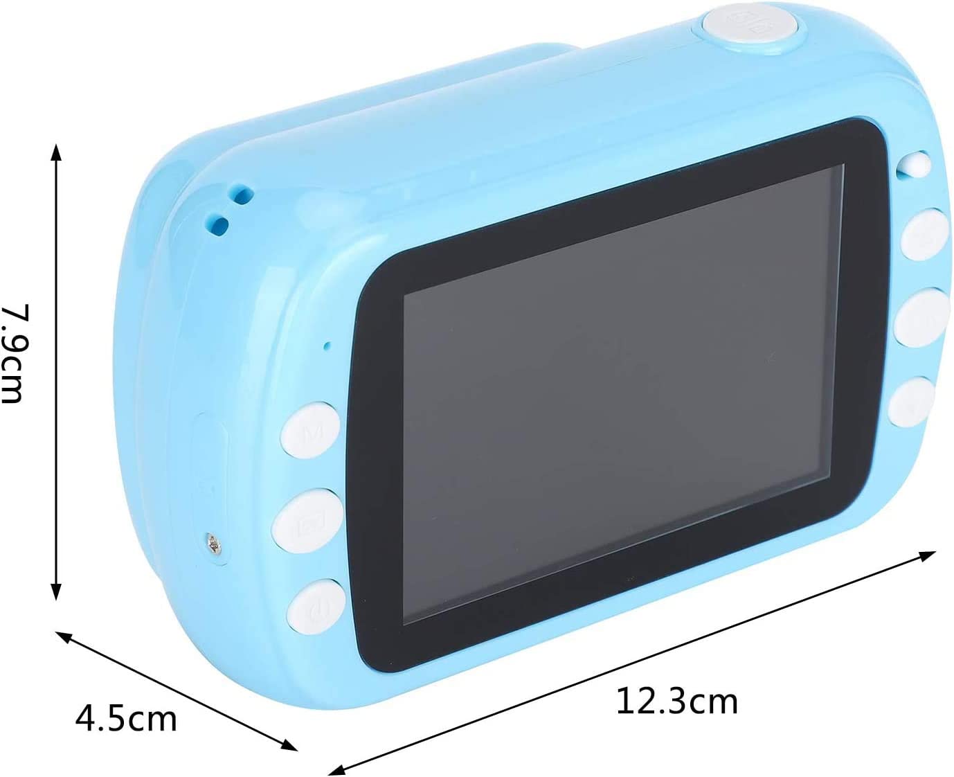 i-Paint P9 Sofortbildkamera für Kinder, Druck B/N auf Thermopapier, Kamera 1080P Digitale FHD-Kamera, 3,5 Zoll LCD, 32 GB Micro-SD, Blau