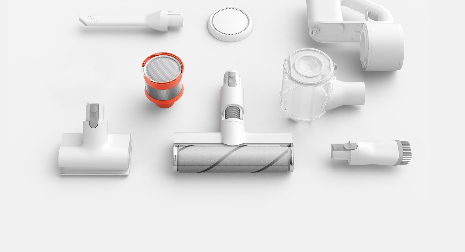 Xiaomi PN100769 Stabstaubsauger/Elektrischer Besen 2-in-1-Stabstaubsauger Akku Trocken Beutellos Silber, Weiß 2,5 Ah