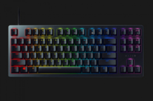 Razer Huntsman TE Gaming Keyboard Optical Red Switches TKL RGB USA Layout QWERTY ISO