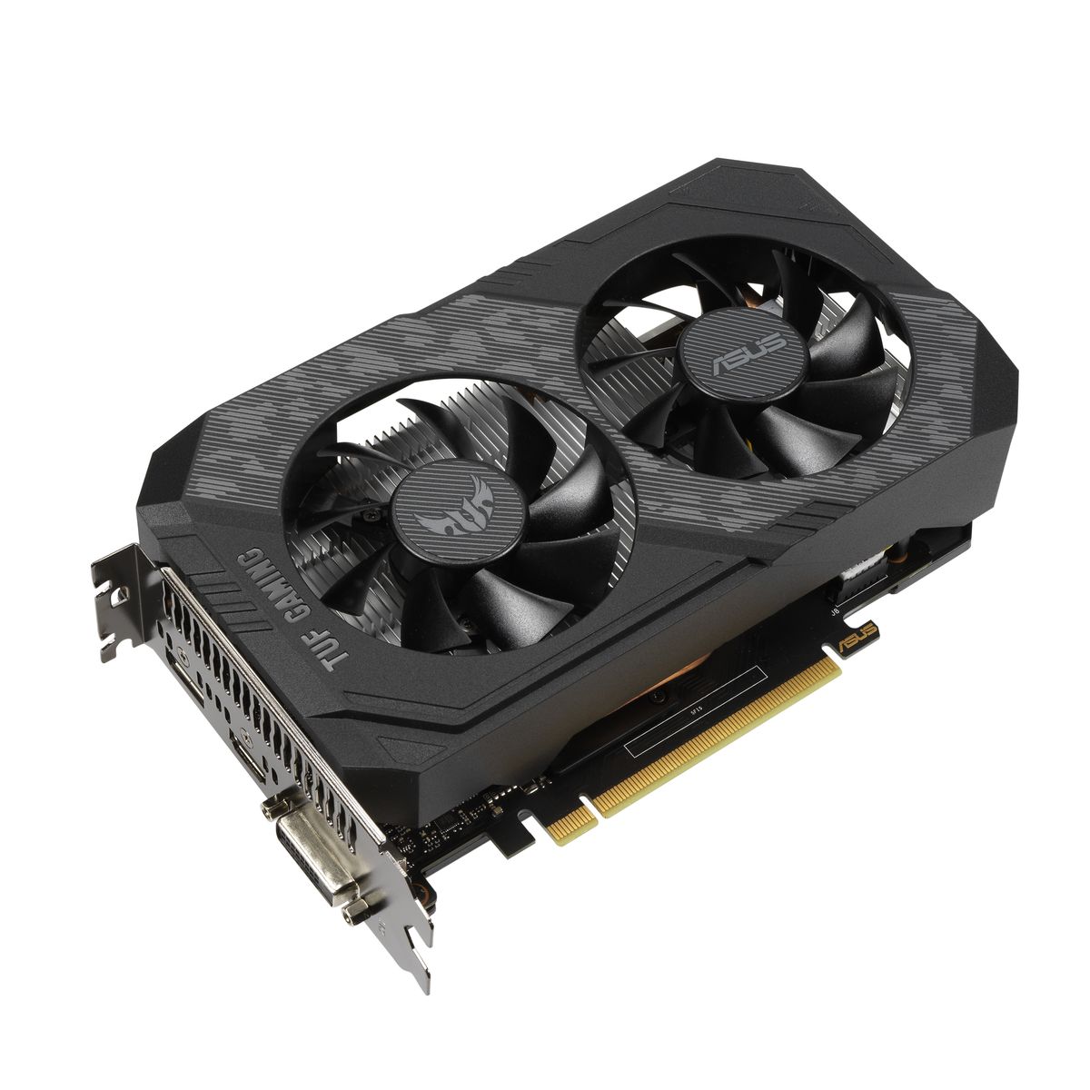 ASUS TUF-GTX1650-O4GD6-GAMING NVIDIA GeForce GTX 1650, 4 GB GDDR6, PCIe 3.0, HDMI 2.0b, DisplayPort 1.4, DVI-D, Dual-Fan, 204,5 mm