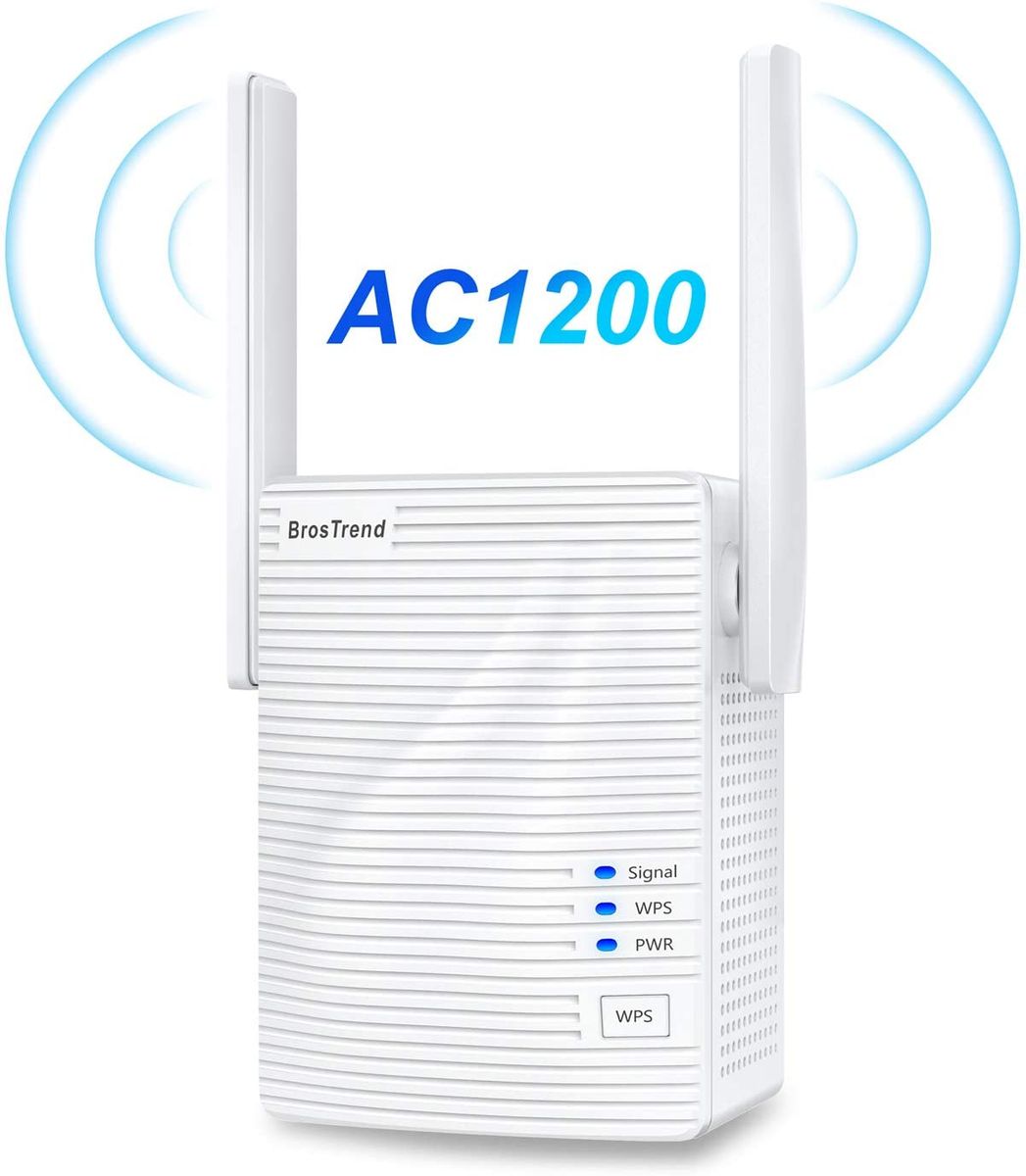 BrosTrend 1200 Mbps Wi-Fi repeater boost signal extender