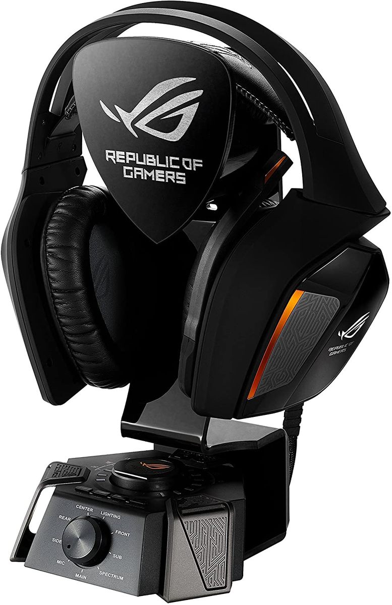 Asus ROG Centurion 7.1 Gaming Headset USB Audio Station Digital Microphone Real 7.1 Surround Sound Black