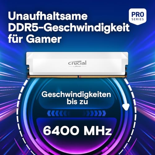 Crucial CP2K16G64C38U5W Pro Arbeitsspeicher 32 GB (2 x 16 GB) DDR5-6400 288-pin DIMM CAS38 1,35 V