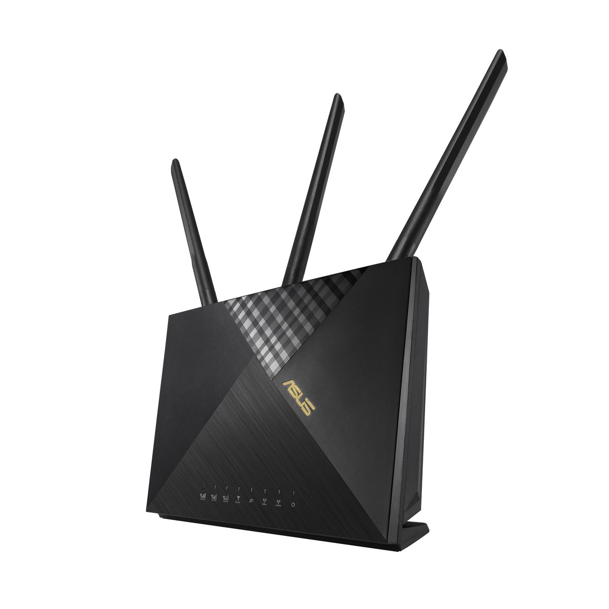ASUS 4G-AX56 4G LTE WLAN-Router, Wi‑Fi 6 (802.11ax) Dual‑Band 2,4/5 GHz, Gigabit Ethernet, SIM-Slot, Mobilfunk-Router, Schwarz