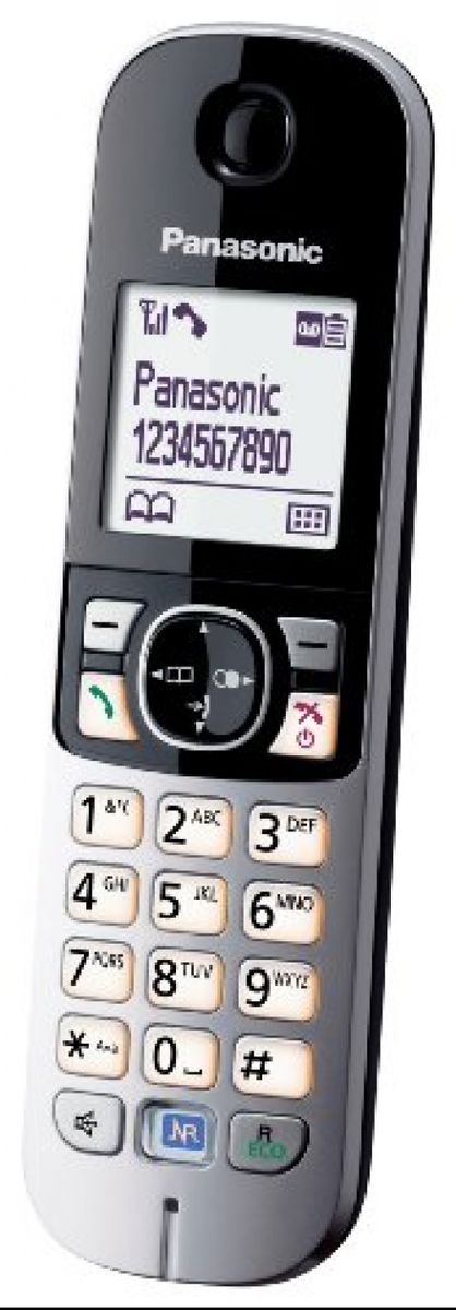 PANASONIC DECT-Schnurlostelefon 4,6 cm 1,8" Grafik-Display Anrufbeantworter
