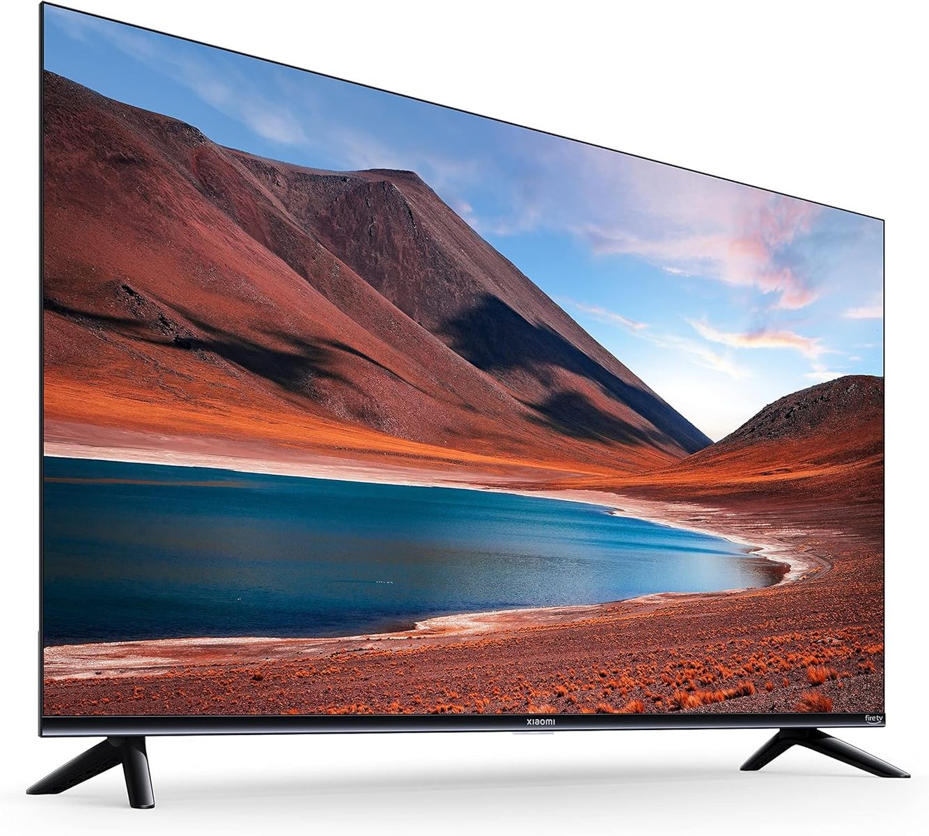 Xiaomi F2 Smart Fire TV 43 Zoll, 108 cm Fernseher (4K UHD, HDR10, Rahmenloses Metallgehäuse, Prime Video, Netflix, Alexa Sprachsteuerung, HDMI 2.1, Bluetooth, USB, Triple Tuner) Modelljahr:2022