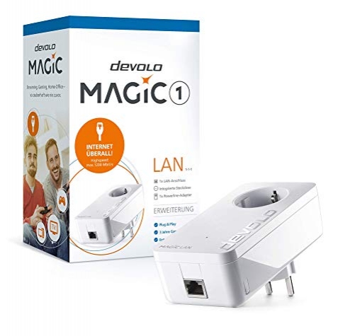 Devolo Magic 1 LAN: Leistungsfähiger Powerline-Erweiterungs Adapter