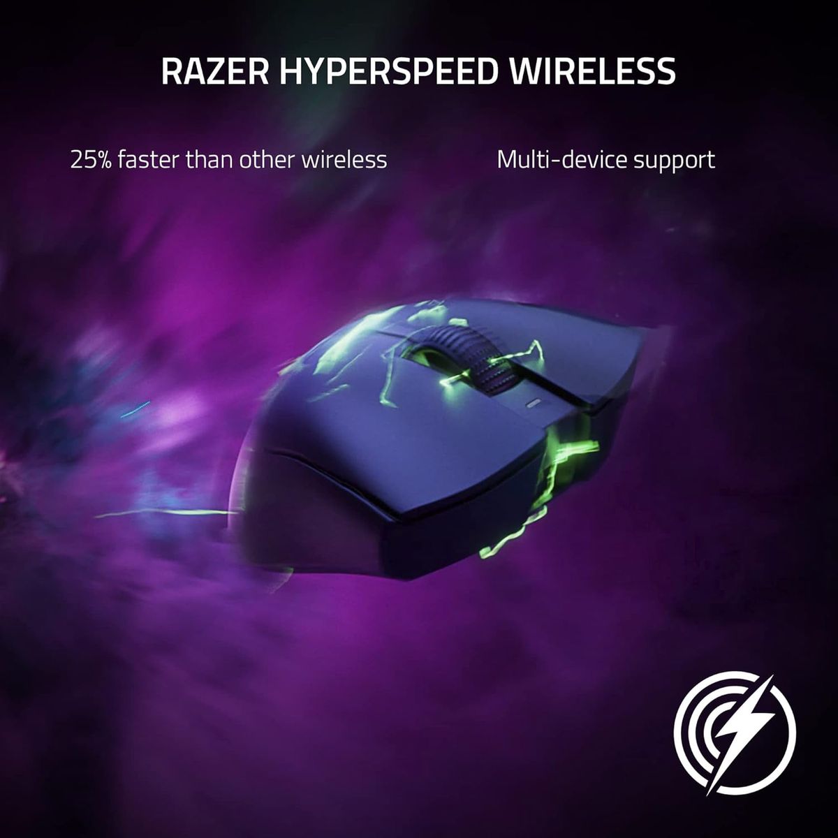 Razer DeathAdder V3 Pro Gaming Mouse Wireless RF + USB-C 30.000 DPI Mercury