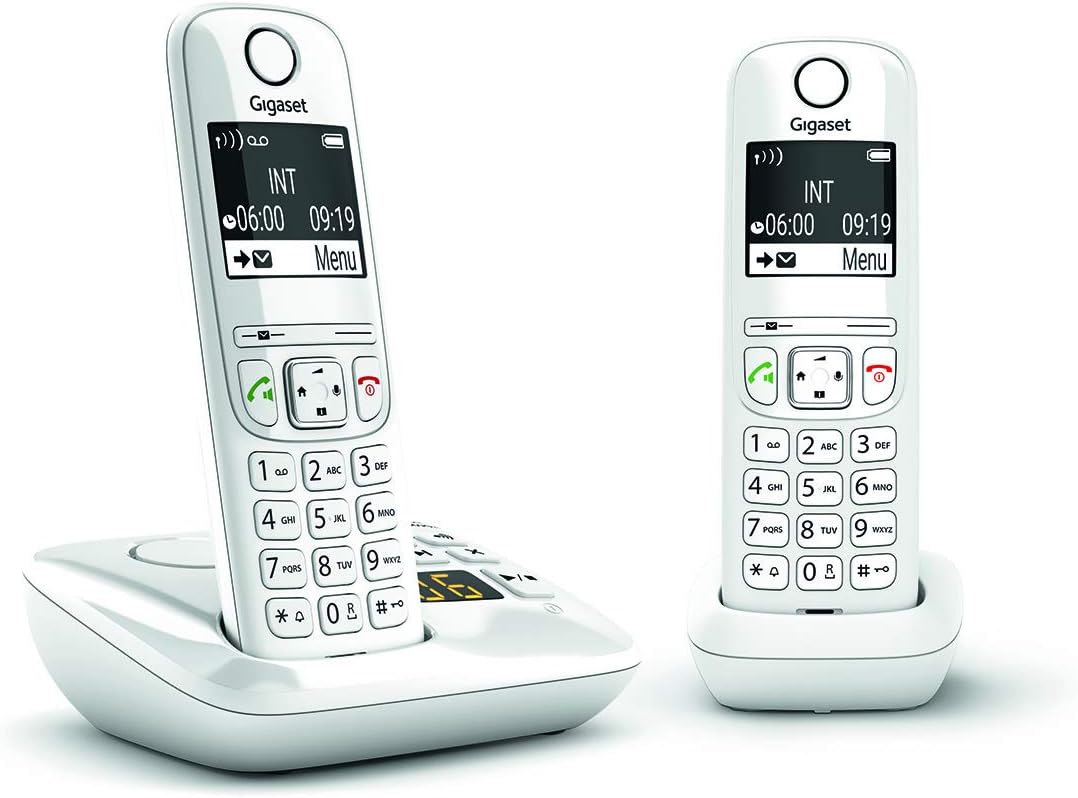 Gigaset AS690A Duo Analoges/DECT-Telefon Weiß Gigaset AS690A Duo Analoges/DECT-Telefon Weiß