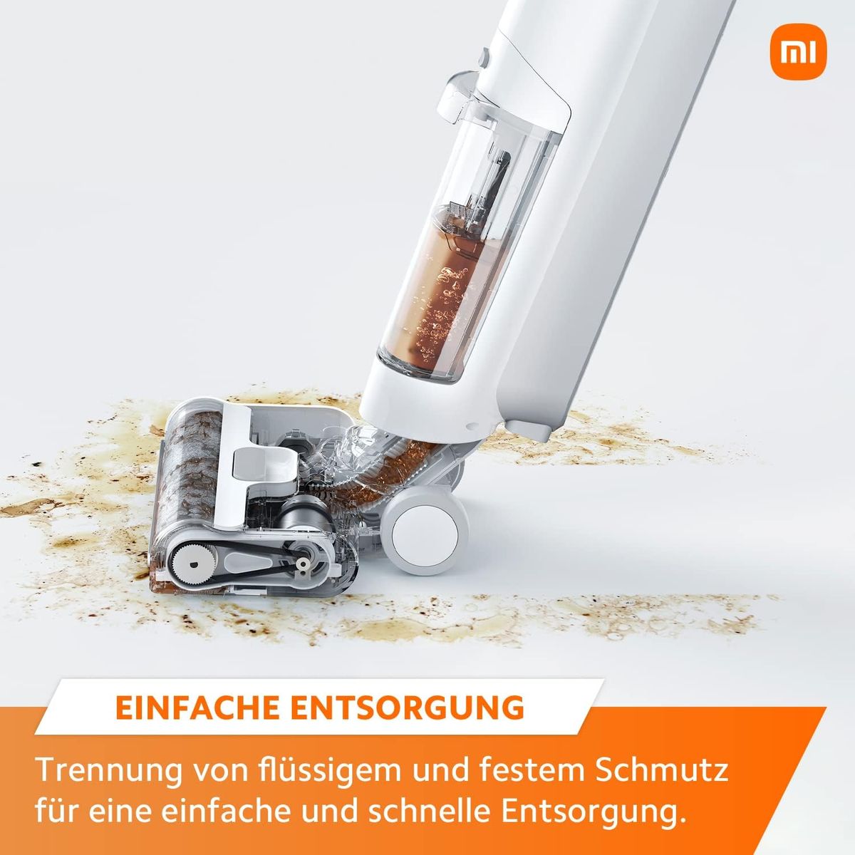 Xiaomi Truclean W10 Ultra Aufrechter Staubsauger Akku Trocken&Nass Beutellos 3 l 220 W Weiß 3,68 Ah