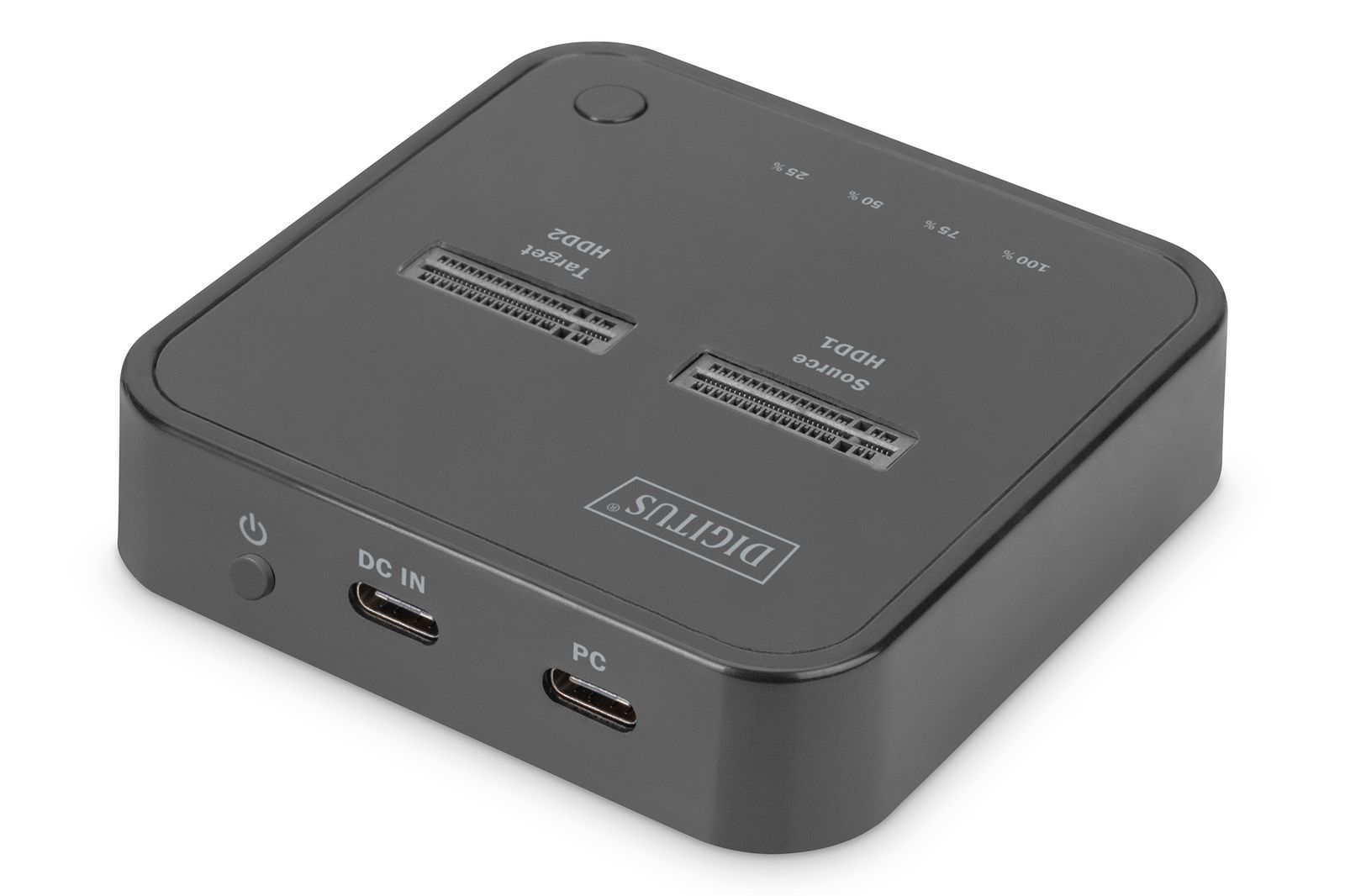 Digitus Dual M.2 NVMe SSD Docking Station mit Offline-Klonfunktion, USB-C™