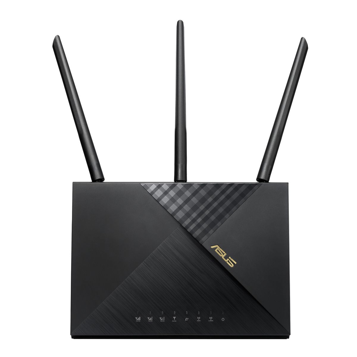 ASUS 4G-AX56 4G LTE WLAN-Router, Wi‑Fi 6 (802.11ax) Dual‑Band 2,4/5 GHz, Gigabit Ethernet, SIM-Slot, Mobilfunk-Router, Schwarz
