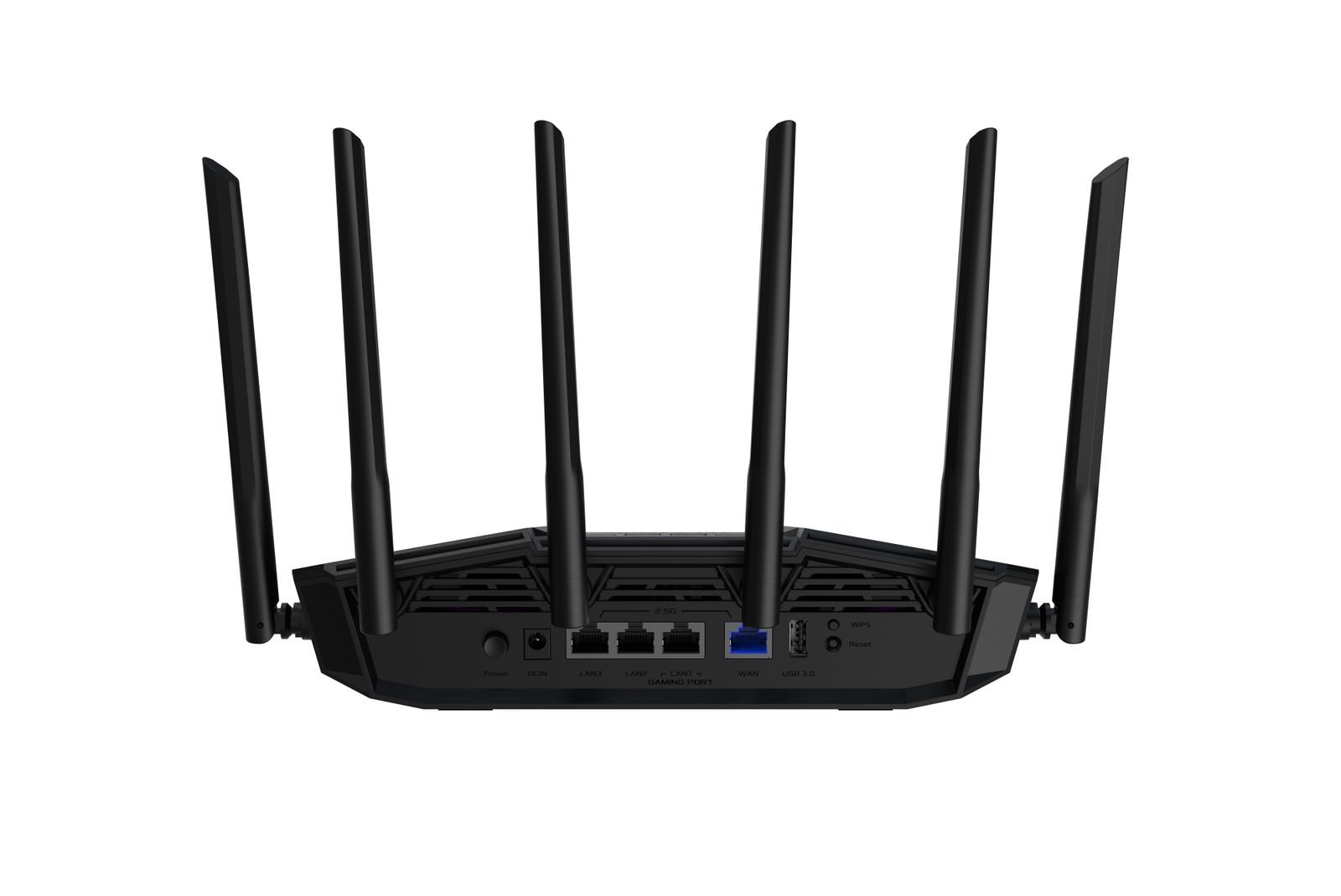ASUS TUF Gaming BE6500 WLAN-Router Wi-Fi 7 (802.11be) Dual-Band 6500 Mbit/s, 2.5 Gigabit Ethernet, Tabletop, Schwarz