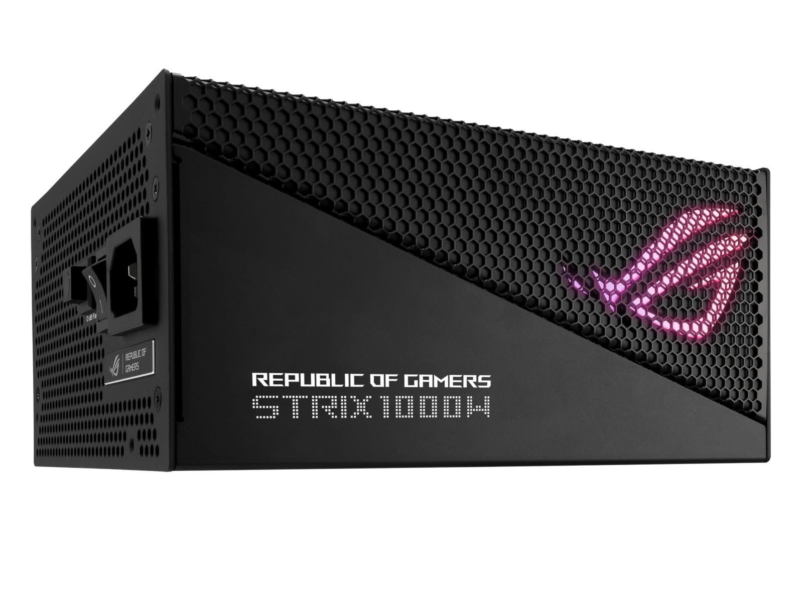 ASUS ROG Strix 1000W Gold Aura Edition Netzteil, 1000 W, 80 PLUS Gold, ATX 3.0, vollständig modular, 13,5 cm Lüfter, Aura Sync, Schwarz, EU