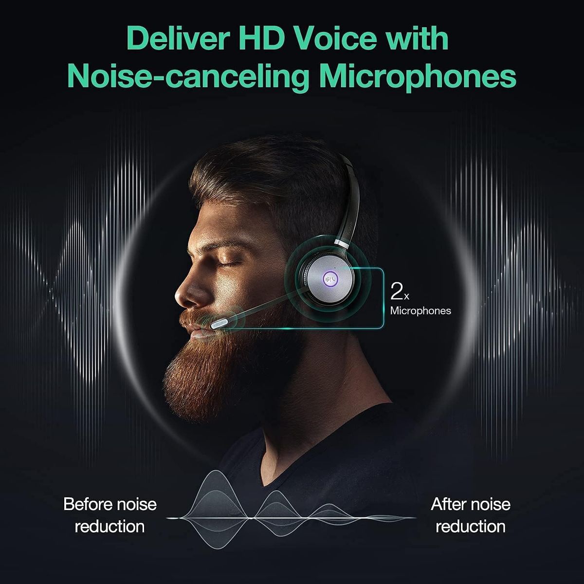 Yealink WH62 Mono DECT Wireless Headset Teams, schwarz WH62 Mono Teams Yealink WH62 Mono DECT Wireless Headset Teams, schwarz WH62 Mono Teams