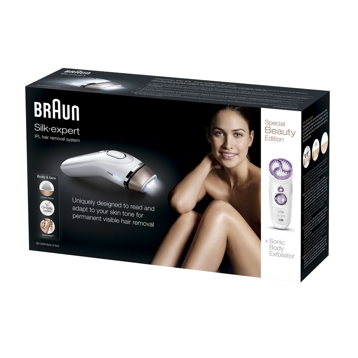 Braun Silk-expert IPL BD 5009 Lichtimpulstechnologie (IPL) Gold, Weiß