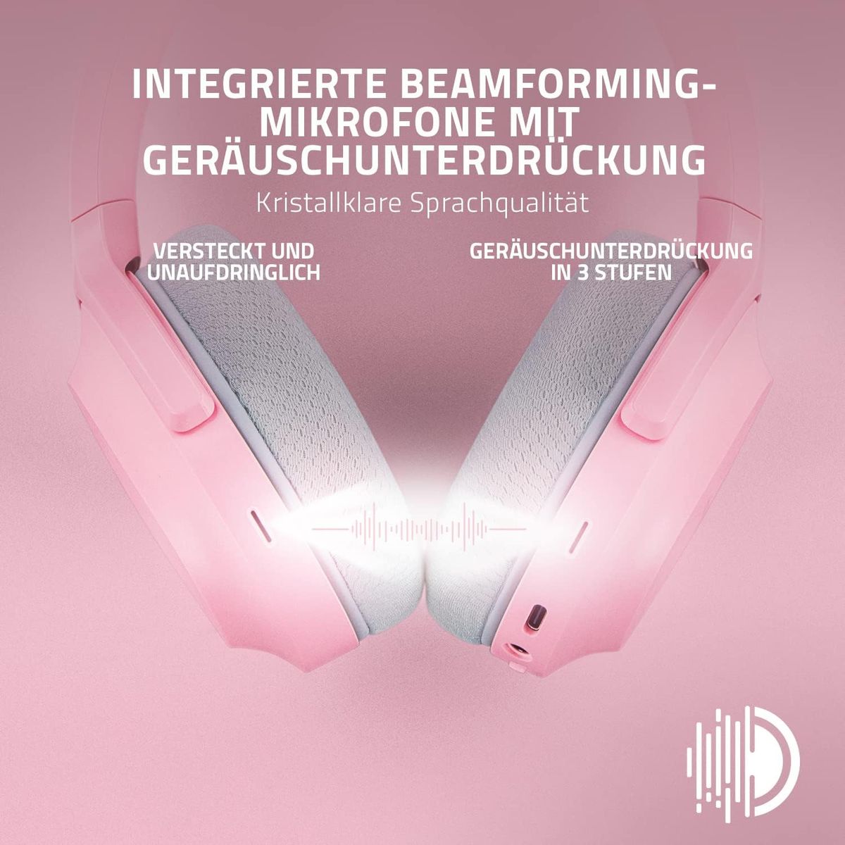 Razer Barracuda Gaming & Mobile Headset Dual Wireless Virtual 7.1 Surround-Sound Multi-Plattform Quartz