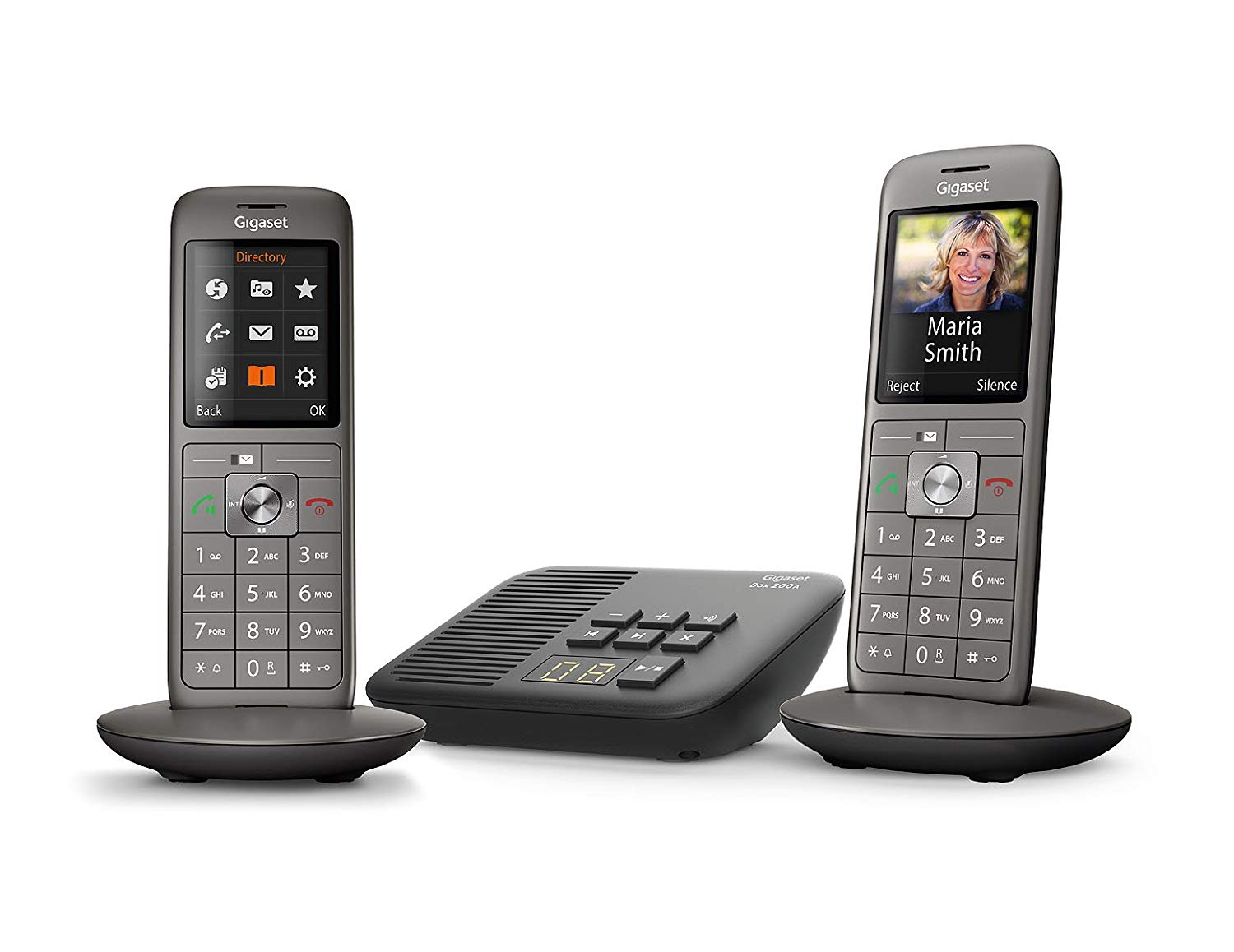 Gigaset CL660A Duo Analoges/DECT-Telefon Anrufer-Identifikation FR Gigaset CL660A Duo Analoges/DECT-Telefon Anrufer-Identifikation FR