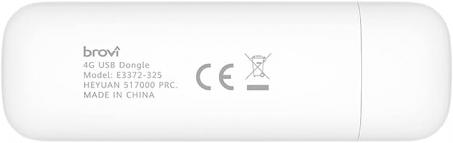 HUAWEI Zowee 4G LTE USB-Dongle-CAT4, Download-Geschwindigkeit bis zu 150 Mbps, Plug & Play,weiß