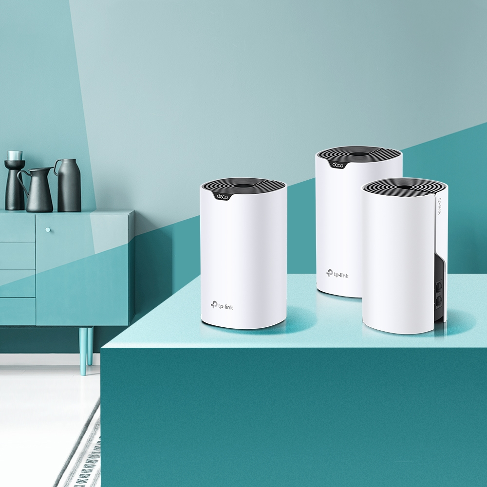 TP-Link Deco S4 AC1200 Network Wi-Fi System, Qualcomm CPU, 867Mbps @ 5GHz + 300Mbps @ 2.4GHz, MU-MIMO Beamforming, Works with Amazon Echo/Alexa, Pack of 3