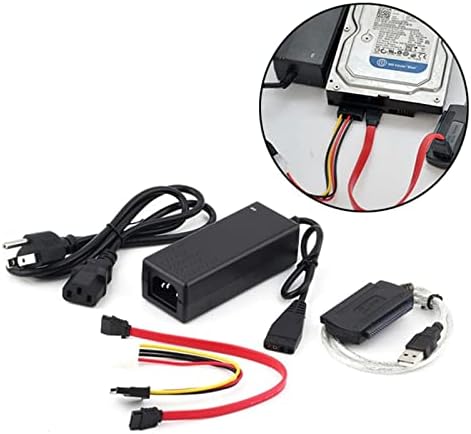 Retoo IDE SATA zu USB 2.0 Docking Station für 2,5” und 3,5” HDD oder SSD Festplatten, SATA/IDE Adapter, Combo Universalkonverter, Kompatible mit Windows XP/Vista/7/8/10, IDE+SATA Konverter