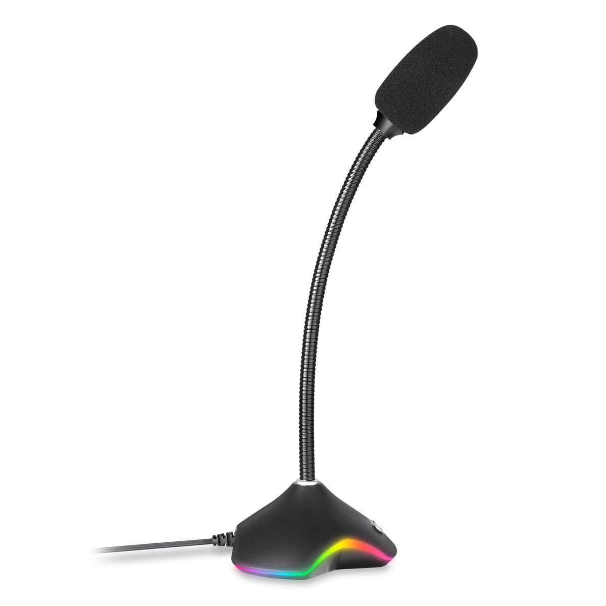 KLIM Rhapsody Desktop Gaming Mikrofon mit RGB-Beleuchtung für PC, Mac & PS4