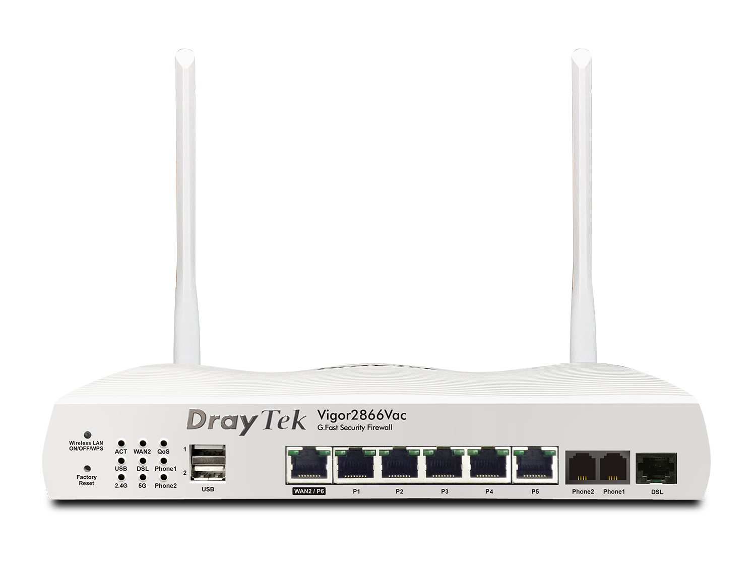 DrayTek Vigor 2866ax G.Fast Dual-WAN VPN Firewall Router
