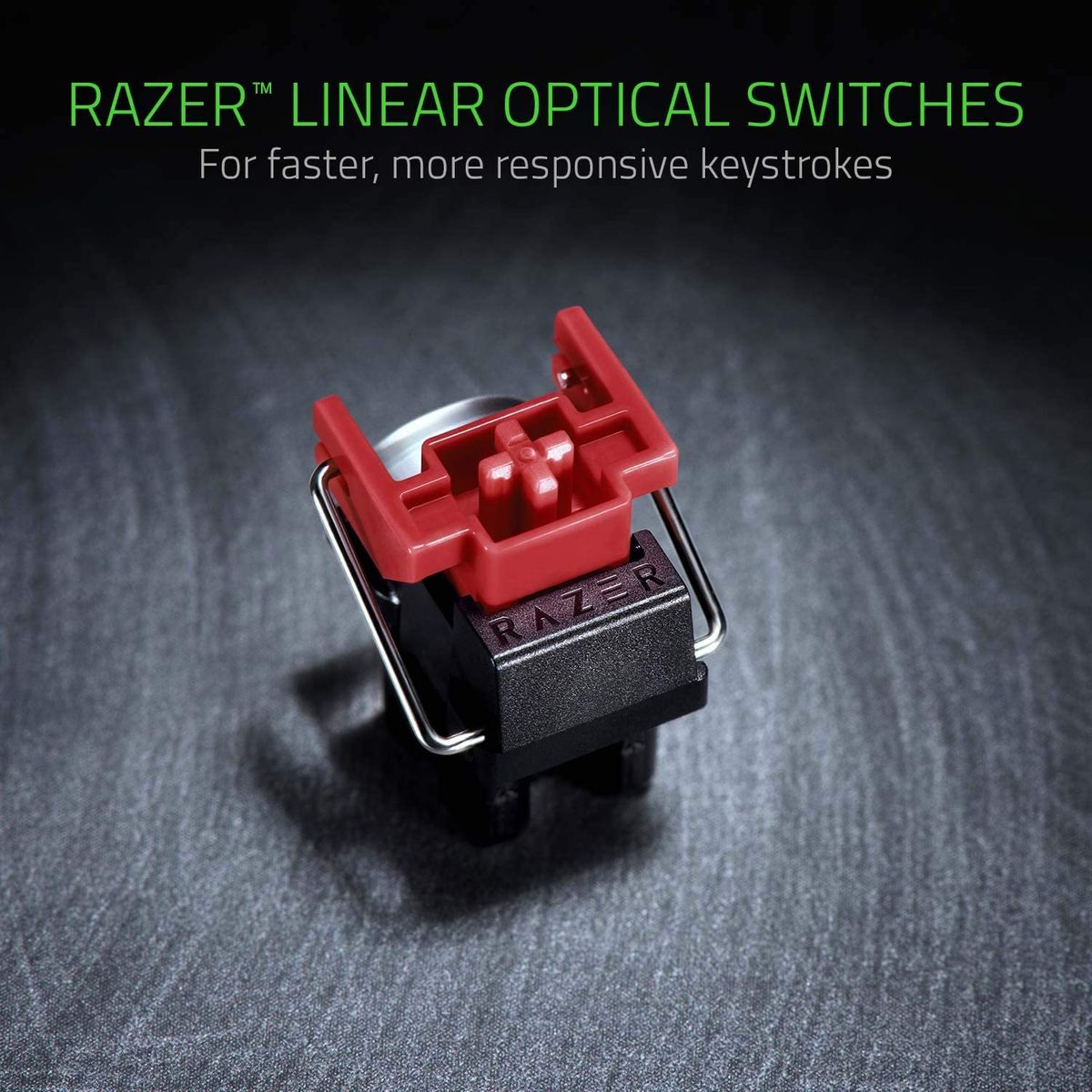 Razer Huntsman TE Gaming Keyboard Optical Red Switches TKL RGB UK Layout QWERTY