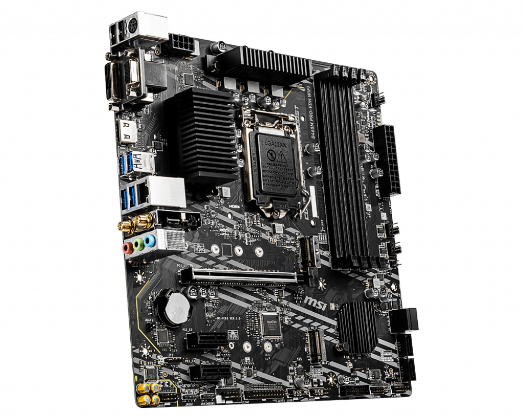 MSI B460M PRO-VDH WiFi Intel LGA1200 DDR4 M.2 USB 3.2 Gen 1 HDMI WLAN M-ATX Gaming Motherboard